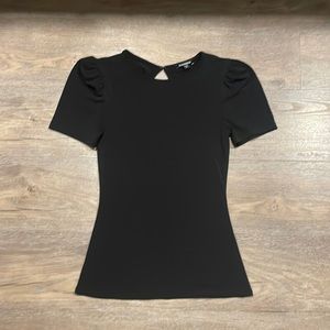 Express black shirt sleeve top